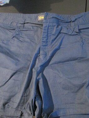 NWOT Ladies sz 14 Blue Dress shorts Cabelas